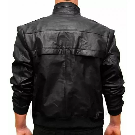 Cobra Kai Alpha Black Leather Jacket | Iconic Cobra Kai Bomber for Men & Women